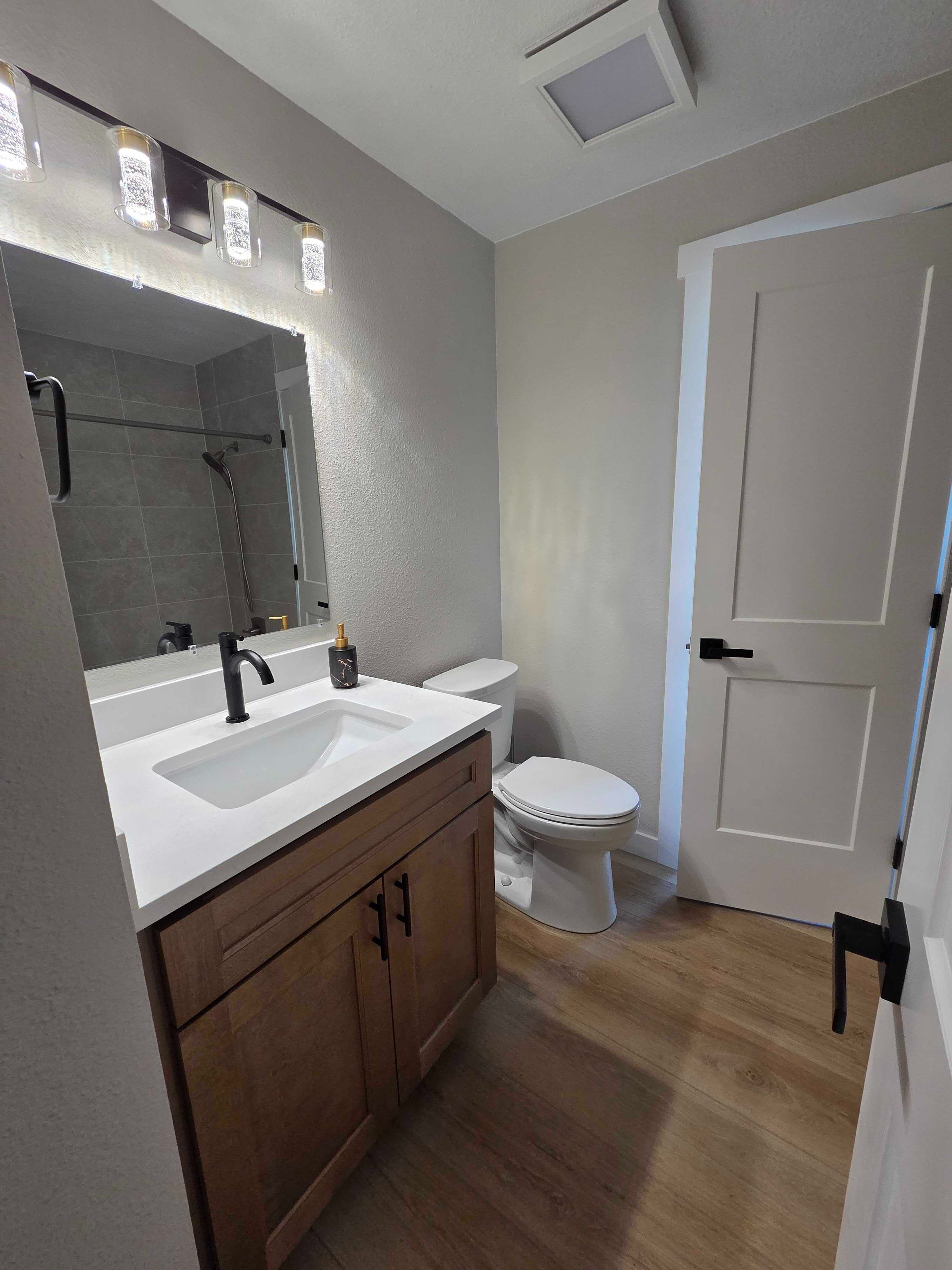 Modern Vanity & Tile — Prime Floors LLC project in King and Pierce County, WA